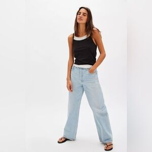 Agolde Low Rise Baggy Jeans